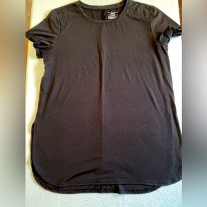 Tek Gear Black Casual/ Activewear Short Sleeve T-Shirt, Size Medium